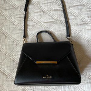 KateSpade Palermo Camden Way Black Leather Satchel